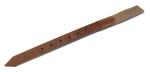 Sattelstrippe (Alaun) mit Gurtband, ca. 31 cm, braun